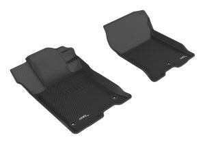 Acura TLX Floor Mats - Front - 3D MAXpider - KAGU Series - Black - `15-`20